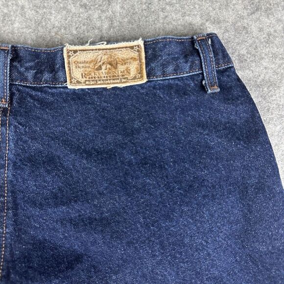 VTG Rockies Rocky Mountain Bareback Jeans 19/20 Dark Western Cowboy Rodeo Ranch* - Picture 3 of 15